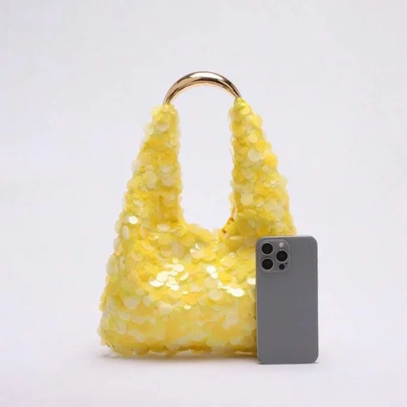 🌟 Yellow Sequin Bag 🌟 - Picture 7 of 7